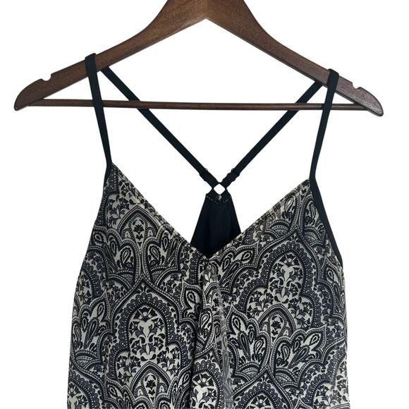 Beach House Swim Dress One Piece Racer Back Black And White Size 14 Beach - Picture 2 of 7